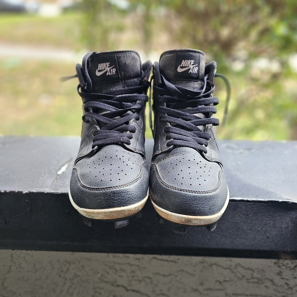 Nike Black High-Top Sneakers JORDAN CLEATS S 8
